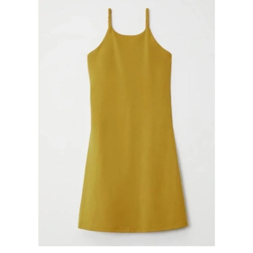 Girlfriend Collective Naomi Built-In Shorts Tennis Dress in Saturn Size Small‎